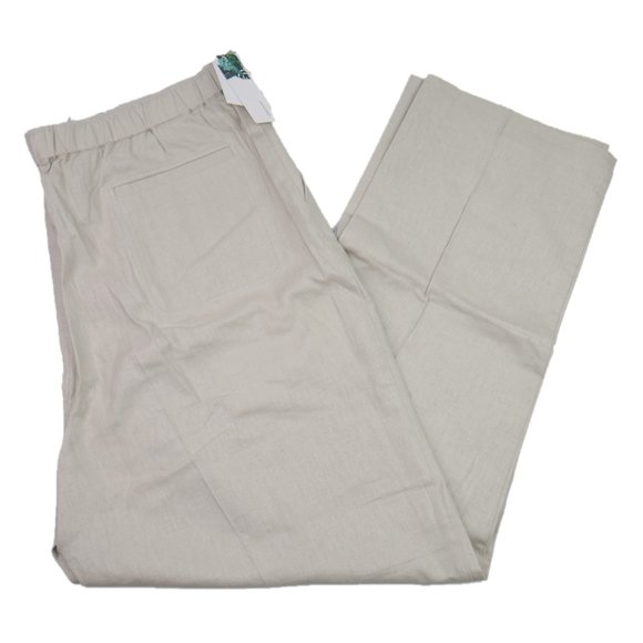 Men's Cubavera Linen Blend Pants Size 2XB 2XL Relaxed Fit Wedding Beach Island - Picture 2 of 6
